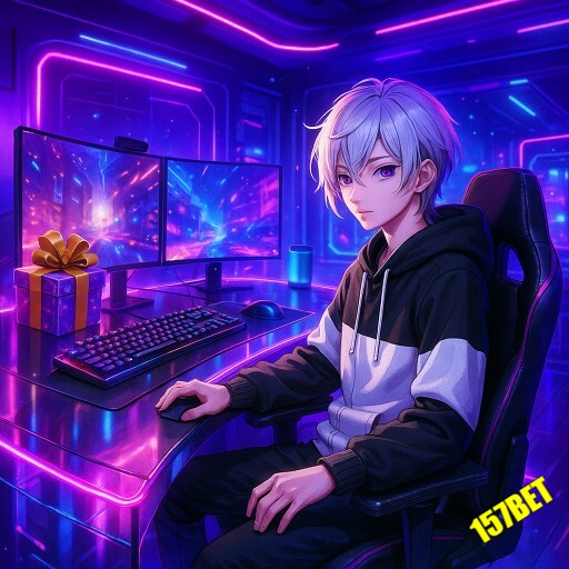 Imagem promocional da 157BET mostrando a plataforma e suas vantagens