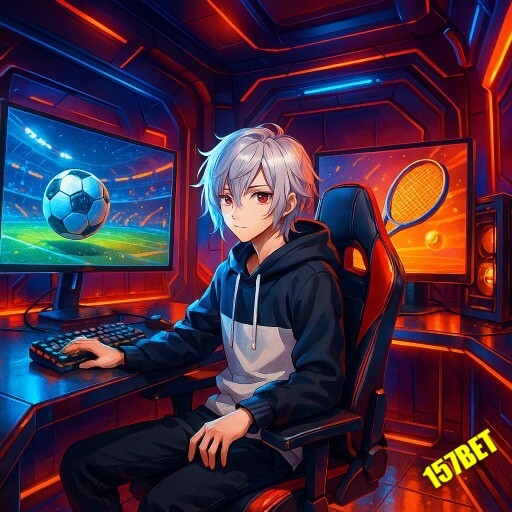 Imagem promocional da 157BET mostrando a plataforma e suas vantagens